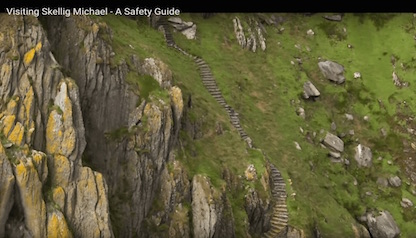 Steps on Skellig Michael | Skellig Walker Cruises | Pilgrim climb on Skellig Michael